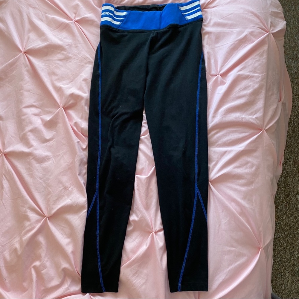 Victoria’s Secret pink black athletic yoga pants
